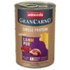 GRANCARNO Single Protein 400 g čisté jehněčí, konzerva pro psy