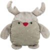 Xmas REINDEER – vánoční plyšový sob bez zvuku, 30 cm, látka/plyš