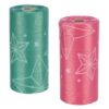 Xmas POOP Bags – vánoční sáčky na trus, 8 rolí/á 20 sáčků, červená/zelená